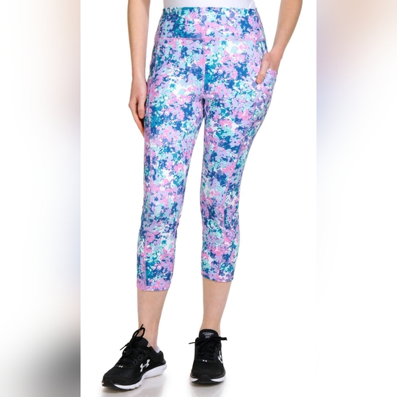 Brisas Womens Activewear 21.5 in. Print Pocket Leggings - Picture 8 of 8